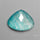 Peruvian Ice Amazonite With Rose Cut Himalayan Quartz Doublet