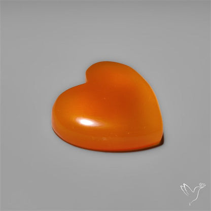 Carnelian Agate Heart Carving
