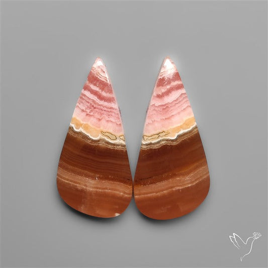 Honey Rhodochrosites Pair
