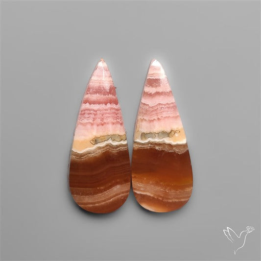 Honey Rhodochrosites Pair