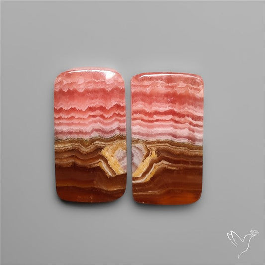 Honey Rhodochrosites Pair