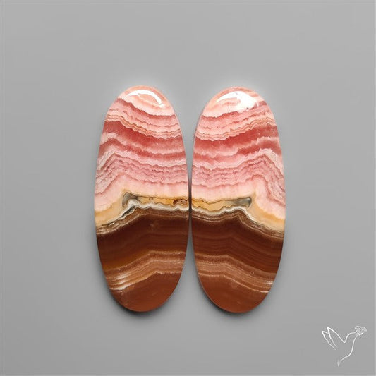 Honey Rhodochrosites Pair