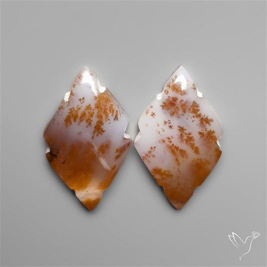 Russian Dendritic Agates Pair