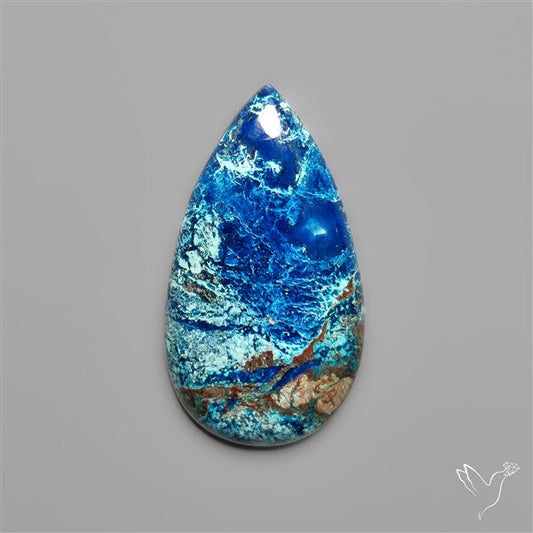 Azurite and Shattuckite Cabochon