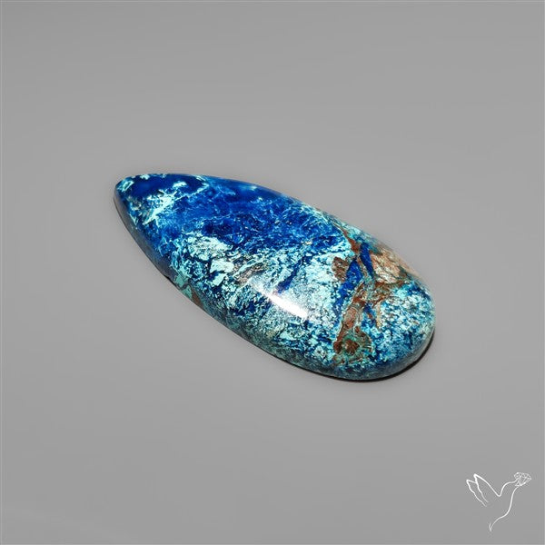 Azurite and Shattuckite Cabochon