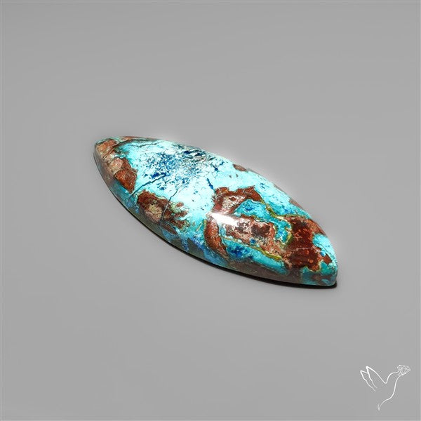 Azurite and Shattuckite Cabochon