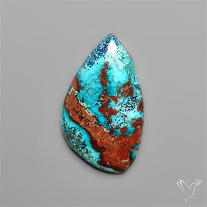 Azurite and Shattuckite Cabochon