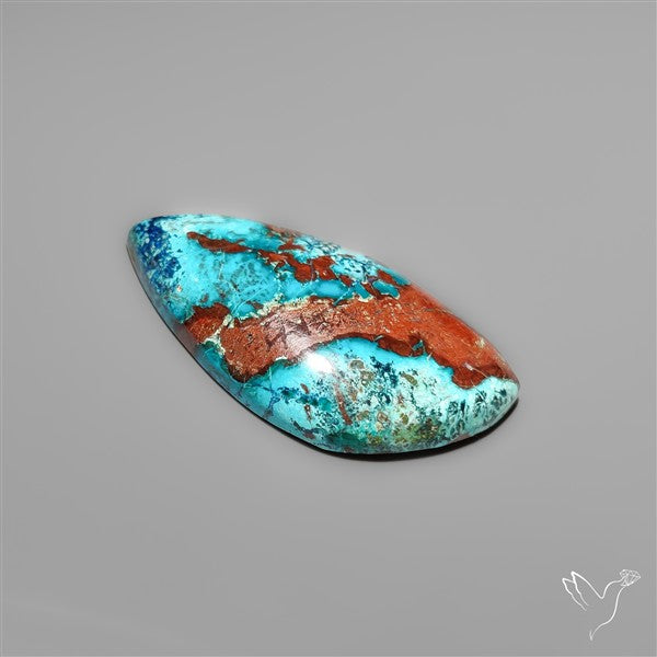 Azurite and Shattuckite Cabochon