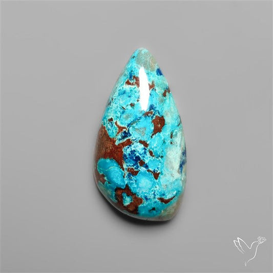 Azurite and Shattuckite Cabochon