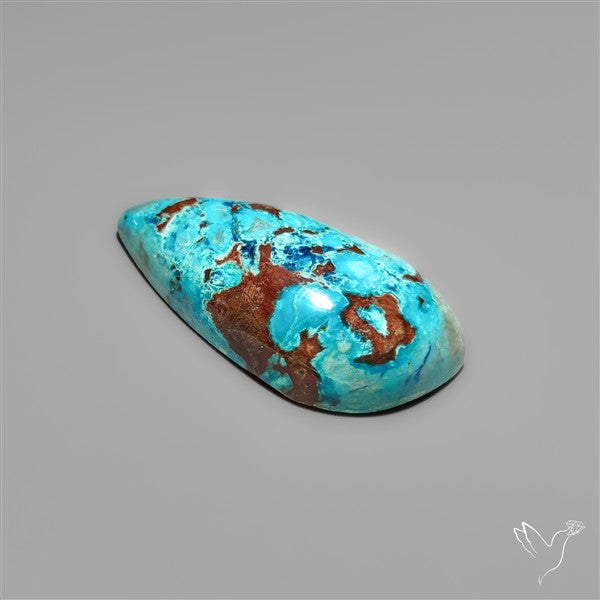 Azurite and Shattuckite Cabochon