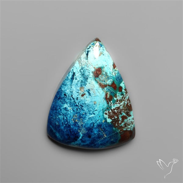 Azurite and Shattuckite Cabochon
