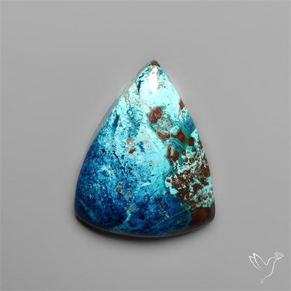 Azurite and Shattuckite Cabochon