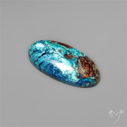 Azurite and Shattuckite Cabochon