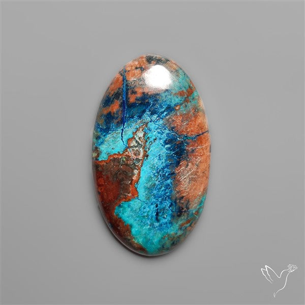 Azurite and Shattuckite Cabochon