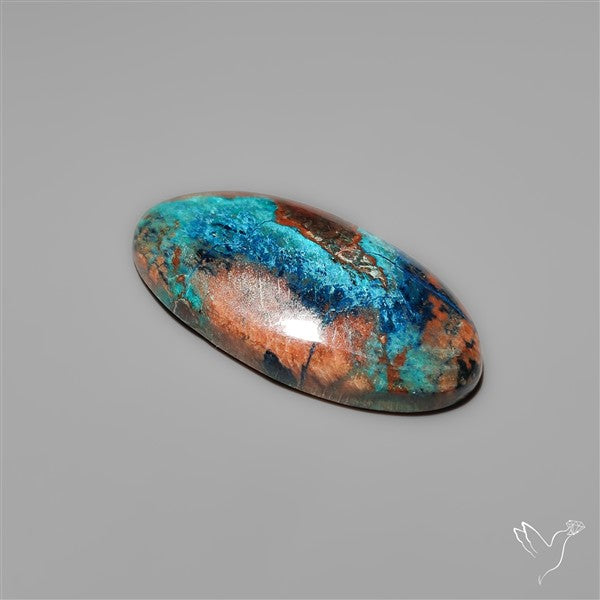 Azurite and Shattuckite Cabochon