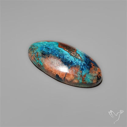 Azurite and Shattuckite Cabochon