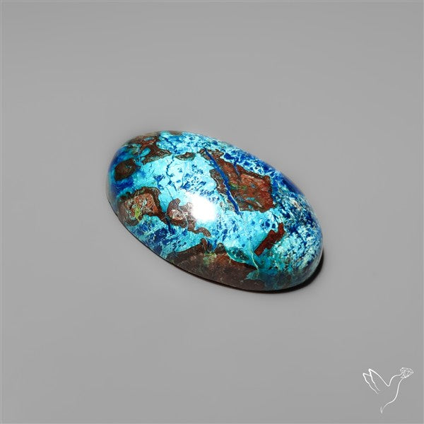 Azurite and Shattuckite Cabochon