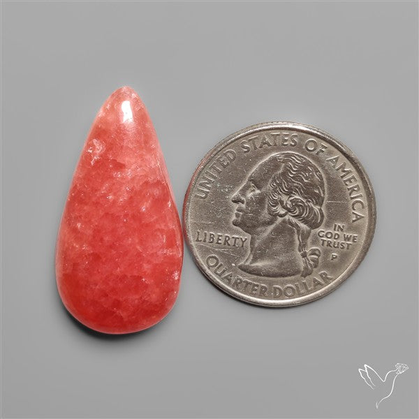 Gemmy Rhodochrosite Cabochon