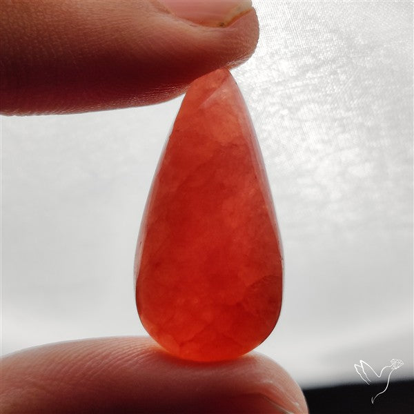 Gemmy Rhodochrosite Cabochon