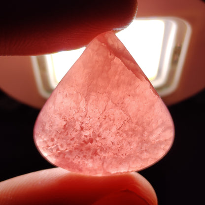 Gemmy Rhodochrosite Cabochon