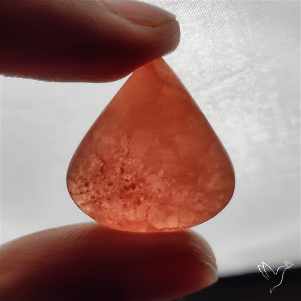 Gemmy Rhodochrosite Cabochon