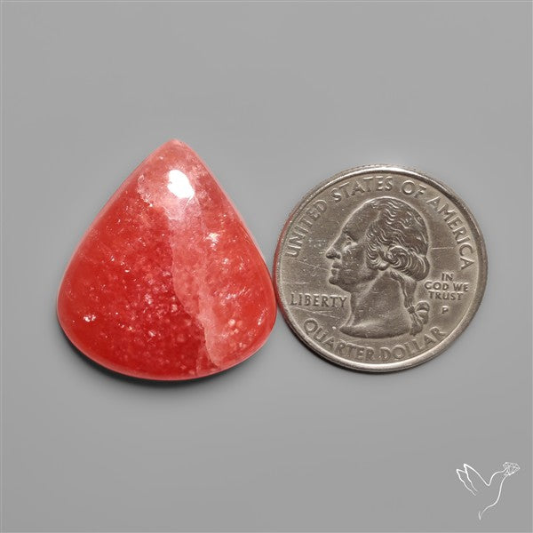 Gemmy Rhodochrosite Cabochon