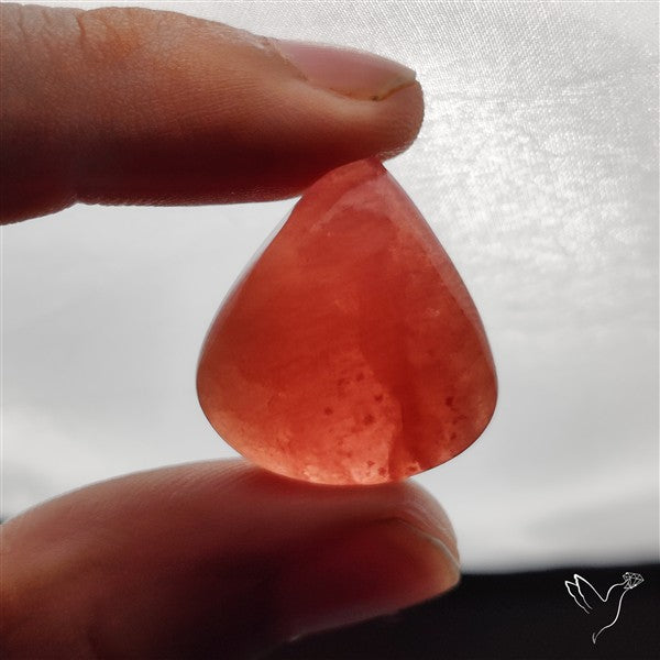 Gemmy Rhodochrosite Cabochon