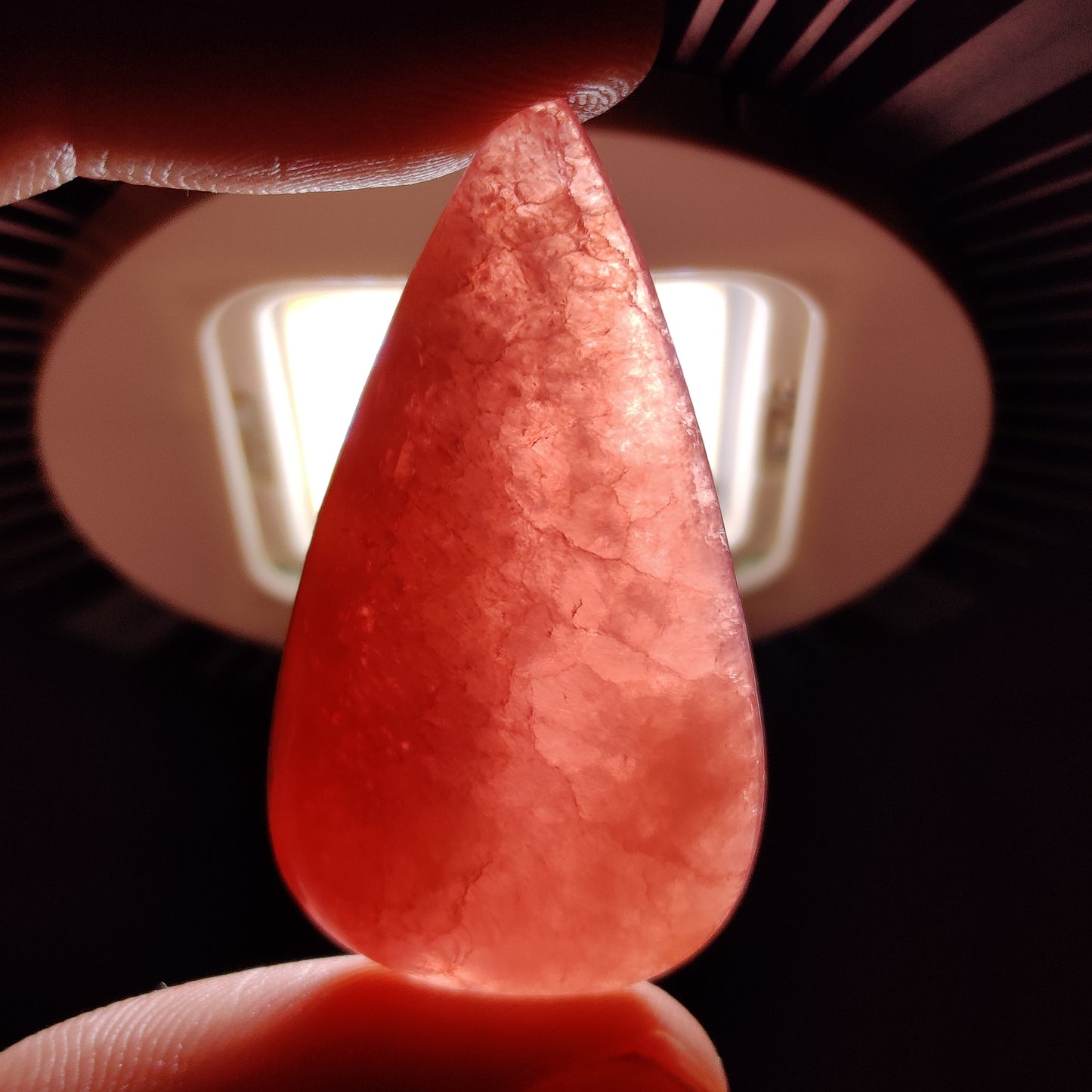 Gemmy Rhodochrosite Cabochon