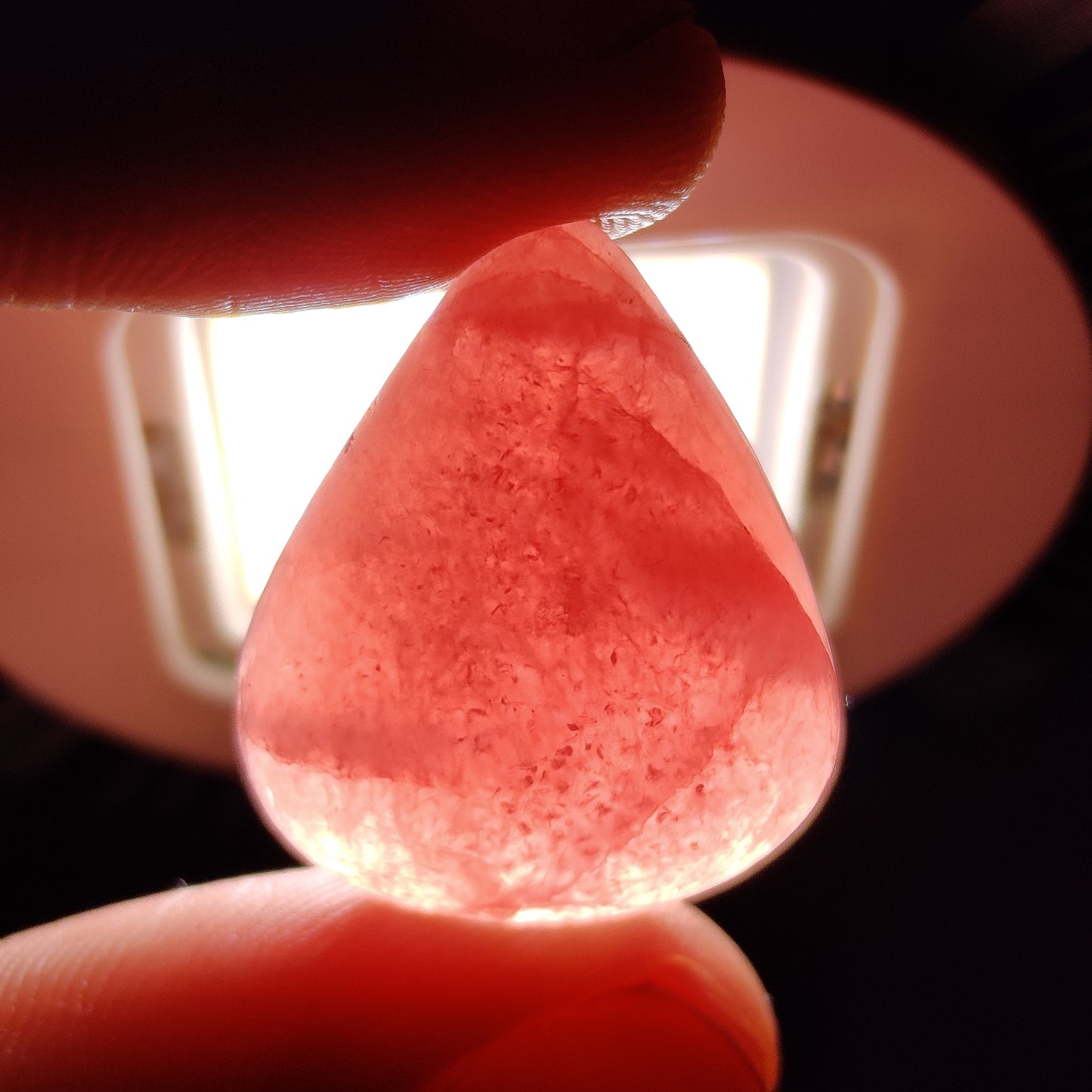 Gemmy Rhodochrosite Cabochon
