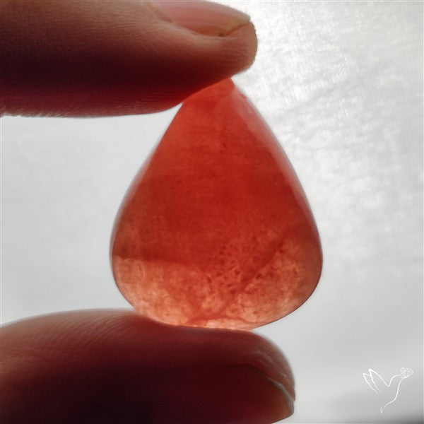 Gemmy Rhodochrosite Cabochon