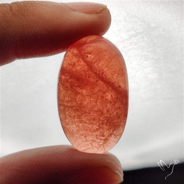 Gemmy Rhodochrosite Cabochon