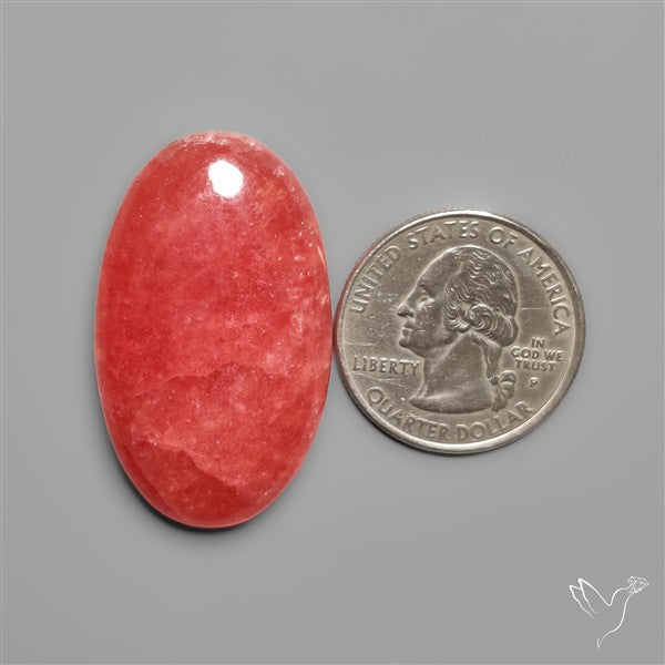 Gemmy Rhodochrosite Cabochon