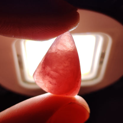 Gemmy Rhodochrosite Cabochon