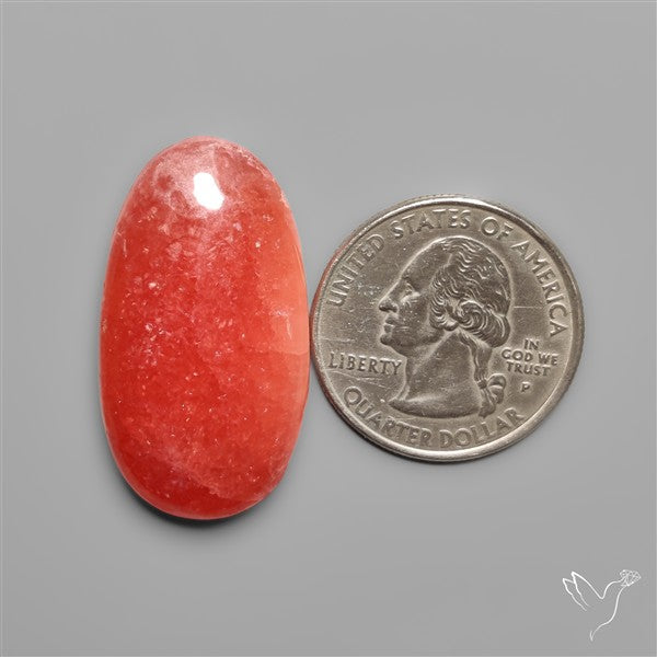 Gemmy Rhodochrosite Cabochon