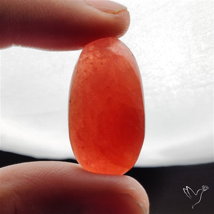 Gemmy Rhodochrosite Cabochon