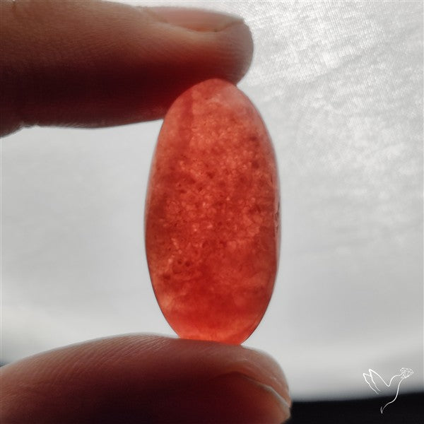 Gemmy Rhodochrosite Cabochon