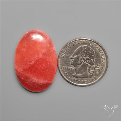 Gemmy Rhodochrosite Cabochon