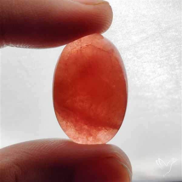 Gemmy Rhodochrosite Cabochon