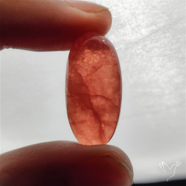 Gemmy Rhodochrosite Cabochon