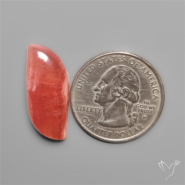 Gemmy Rhodochrosite Cabochon