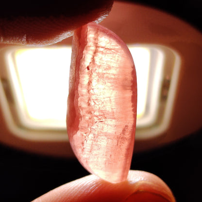 Gemmy Rhodochrosite Cabochon