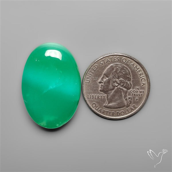 Gemmy Australian Chrysoprase Cabochon