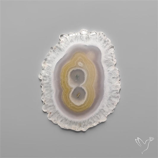 Solar Quartz Stalactite Slice