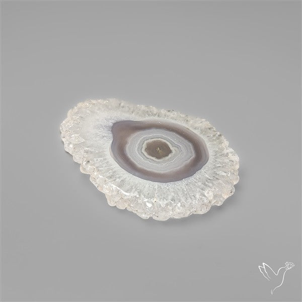 Solar Quartz Stalactite Slice