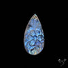 Rainbow Moonstone Mughal Carving