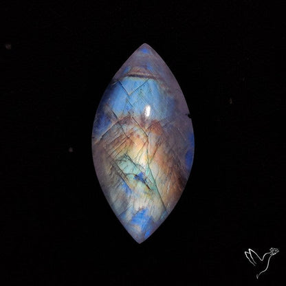 Rainbow Moonstone Cabochon