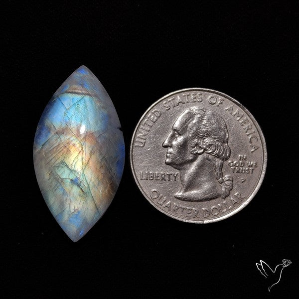 Rainbow Moonstone Cabochon