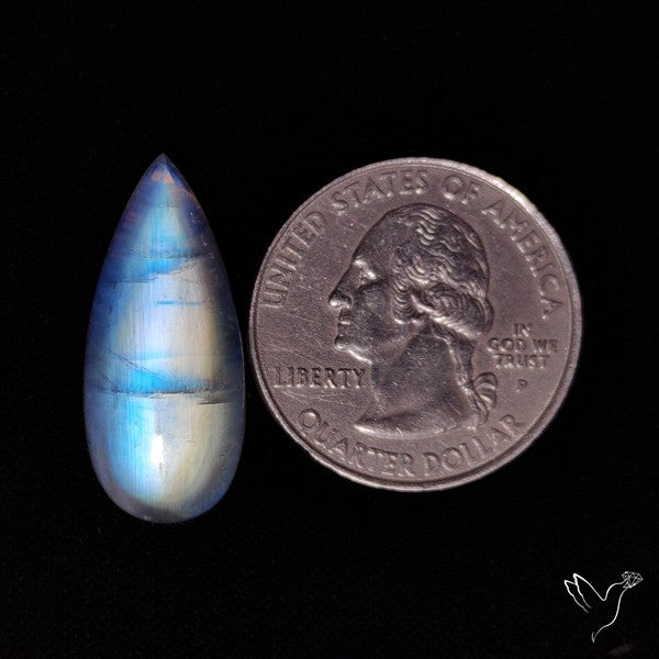 Rainbow Moonstone Cabochon