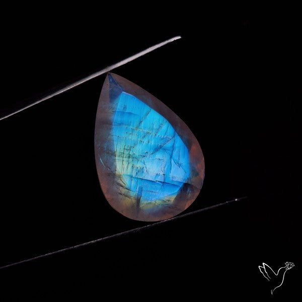 Faceted Rainbow Moonstone