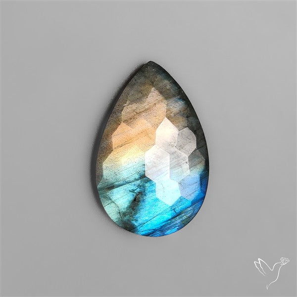 Honeycomb Cut Labradorite